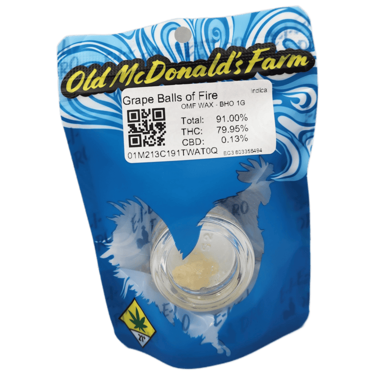 Old McDonalds Farm BHO Grape Balls of Fire