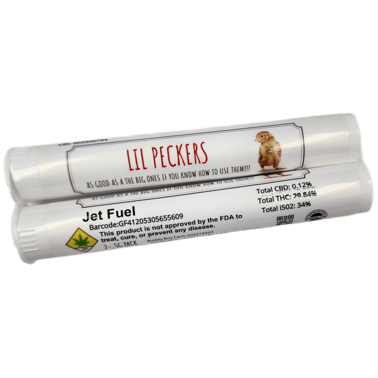 Lil Peckers Pre-roll Jet Fuel 1g