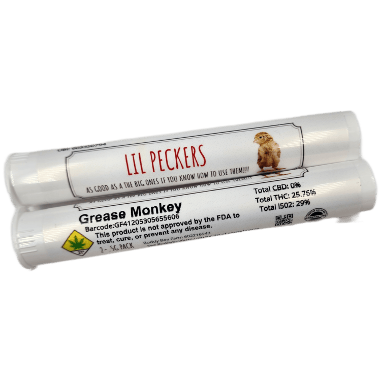 Lil Peckers Pre-roll Grease Monkey 1g