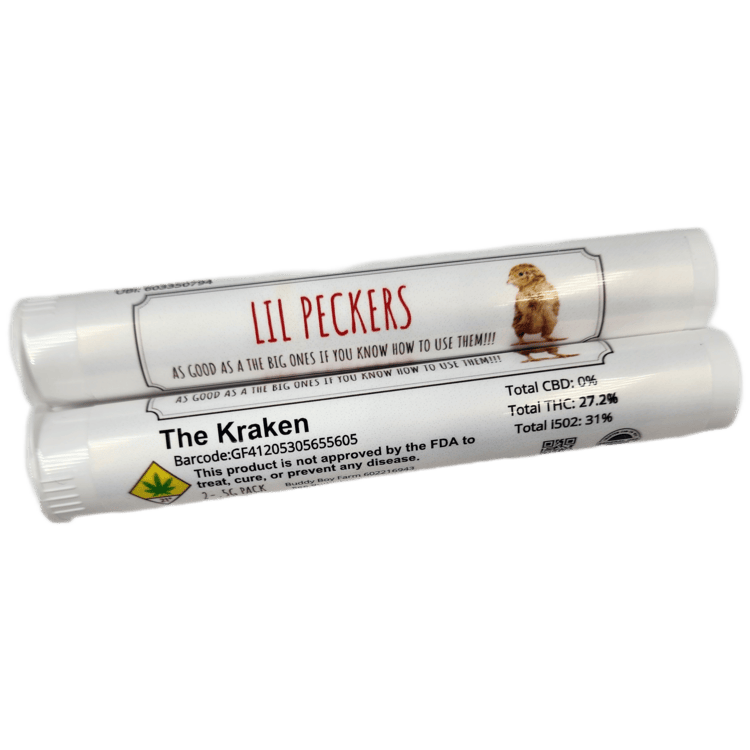 Lil Peckers Pre-roll The Kraken 1g