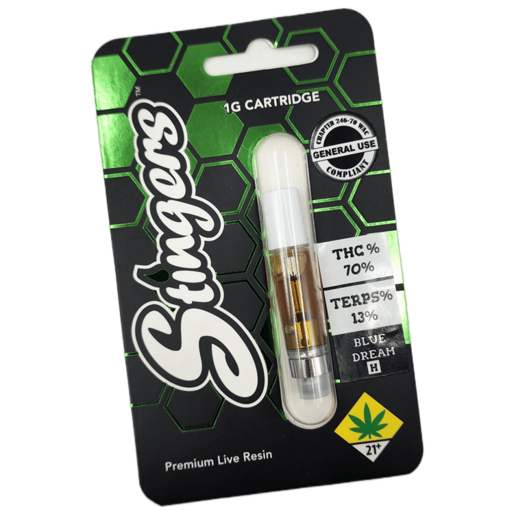 Stingers Live Resin Cartridge Blue Dream