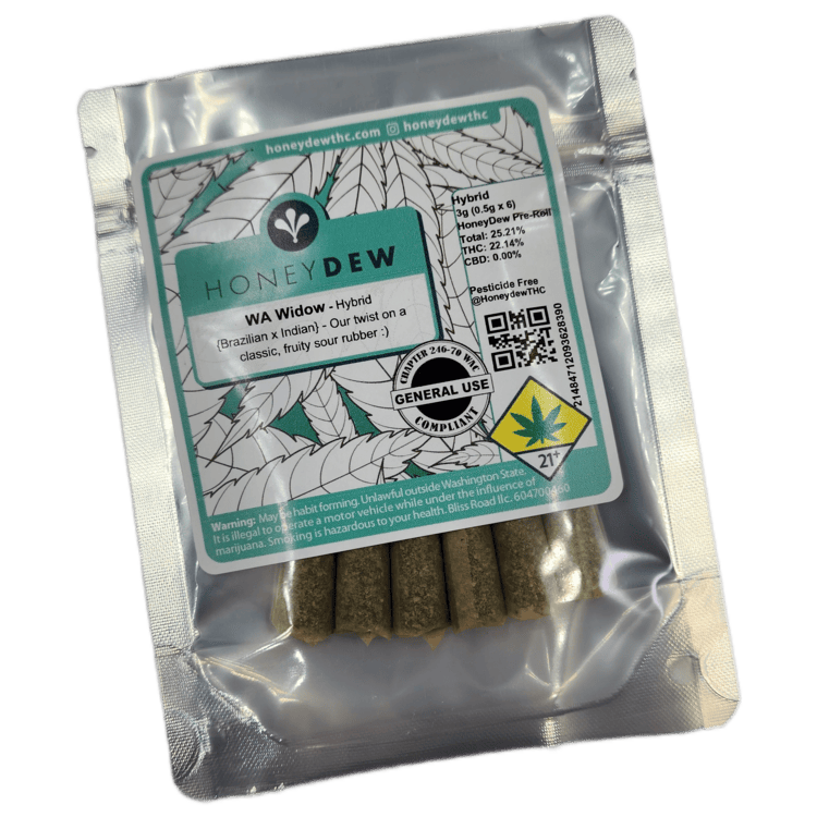Honey Dew Pre-roll WA Widow 3g
