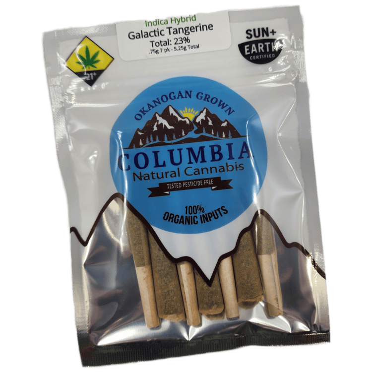 Columbia Natural Pre-roll Galactic Tangerine 5.25g