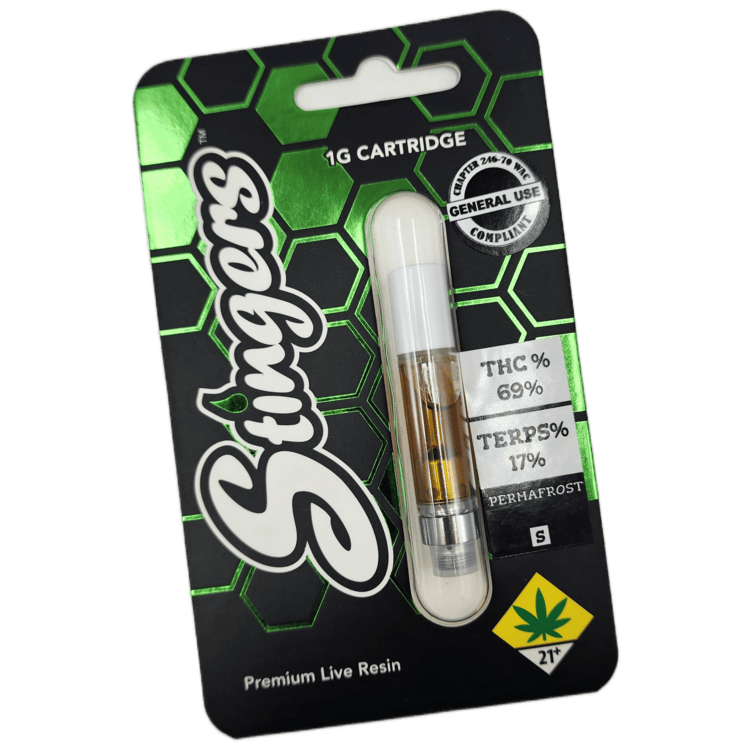 Stingers Live Resin Cartridge Permafrost