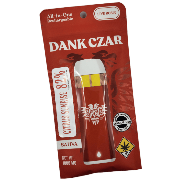 Dank Czar Rosin Disposable Citrus Sunrise 1g