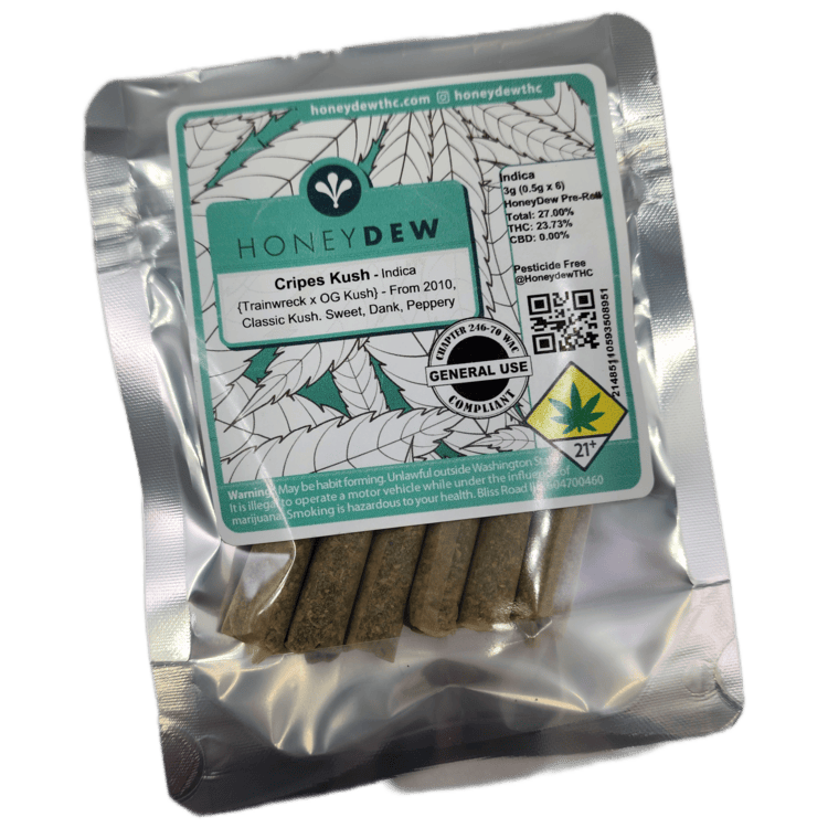 Honey Dew Pre-roll Cripes Kush 3g