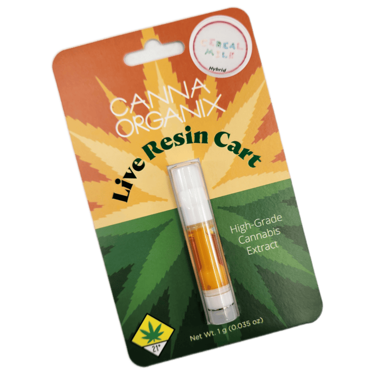 Canna Organix Live Resin Cartridge Cereal Milk