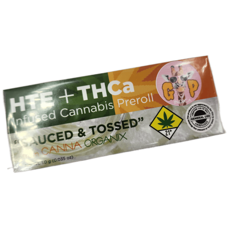 Canna Organix Sauced & Tossed Infused Pre-roll GP