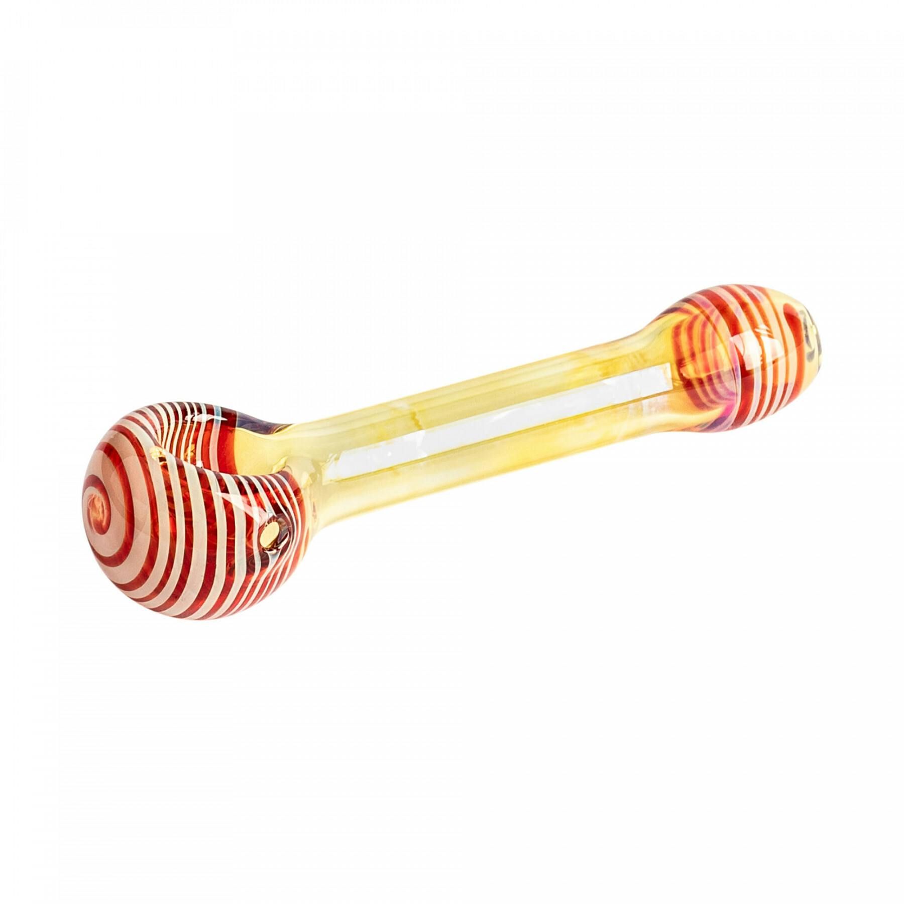 Red Eye Glass Pipes - The Money Hand Pipe - 3.5" - Red