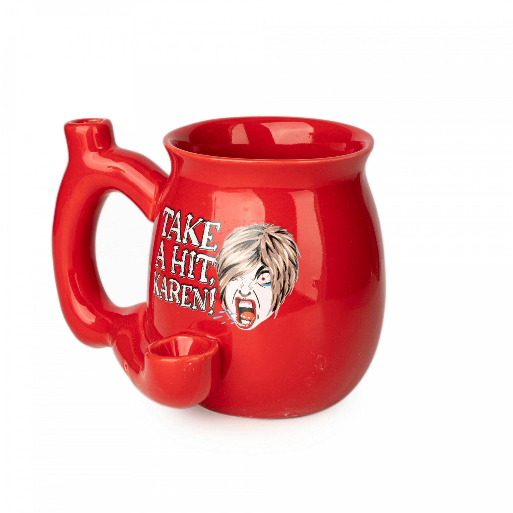 Ceramic Mug Pipe - Take a Hit Karen!