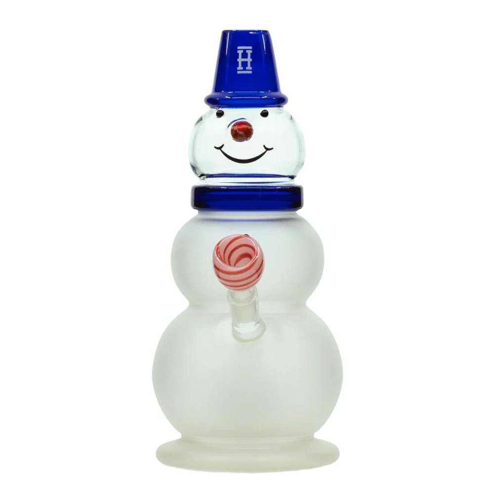 Snowman XL Bong - 10" - Blue