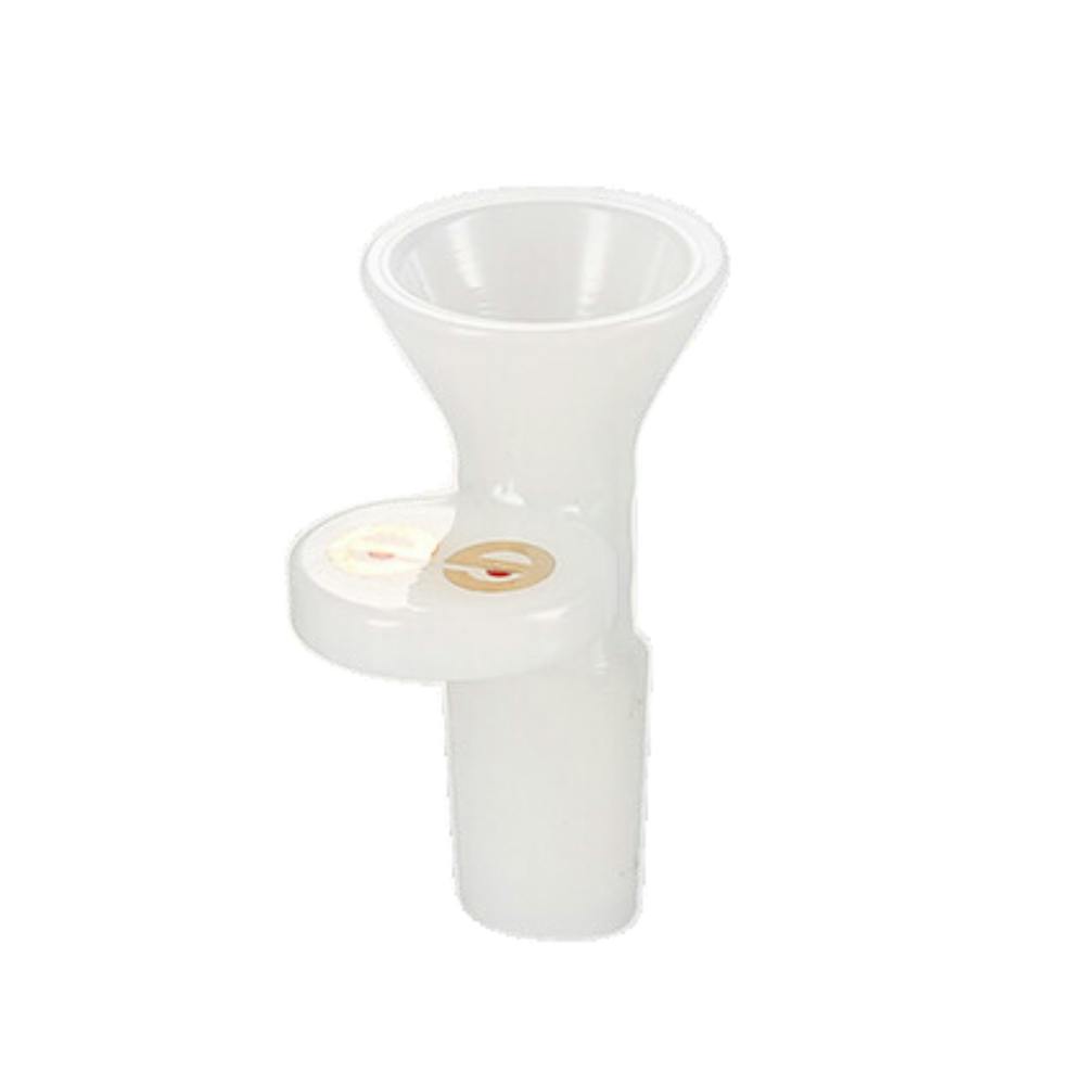 Coloured Bowl - 14mm - White