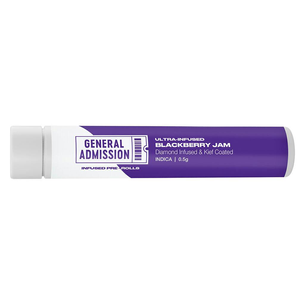 Blackberry Jam Diamond Infused Pre-Roll - 1x0.5g