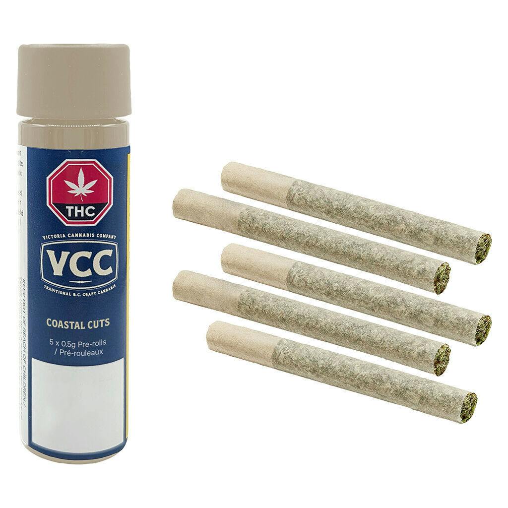 Coastal Cuts Pre-Rolls - 5x0.5g