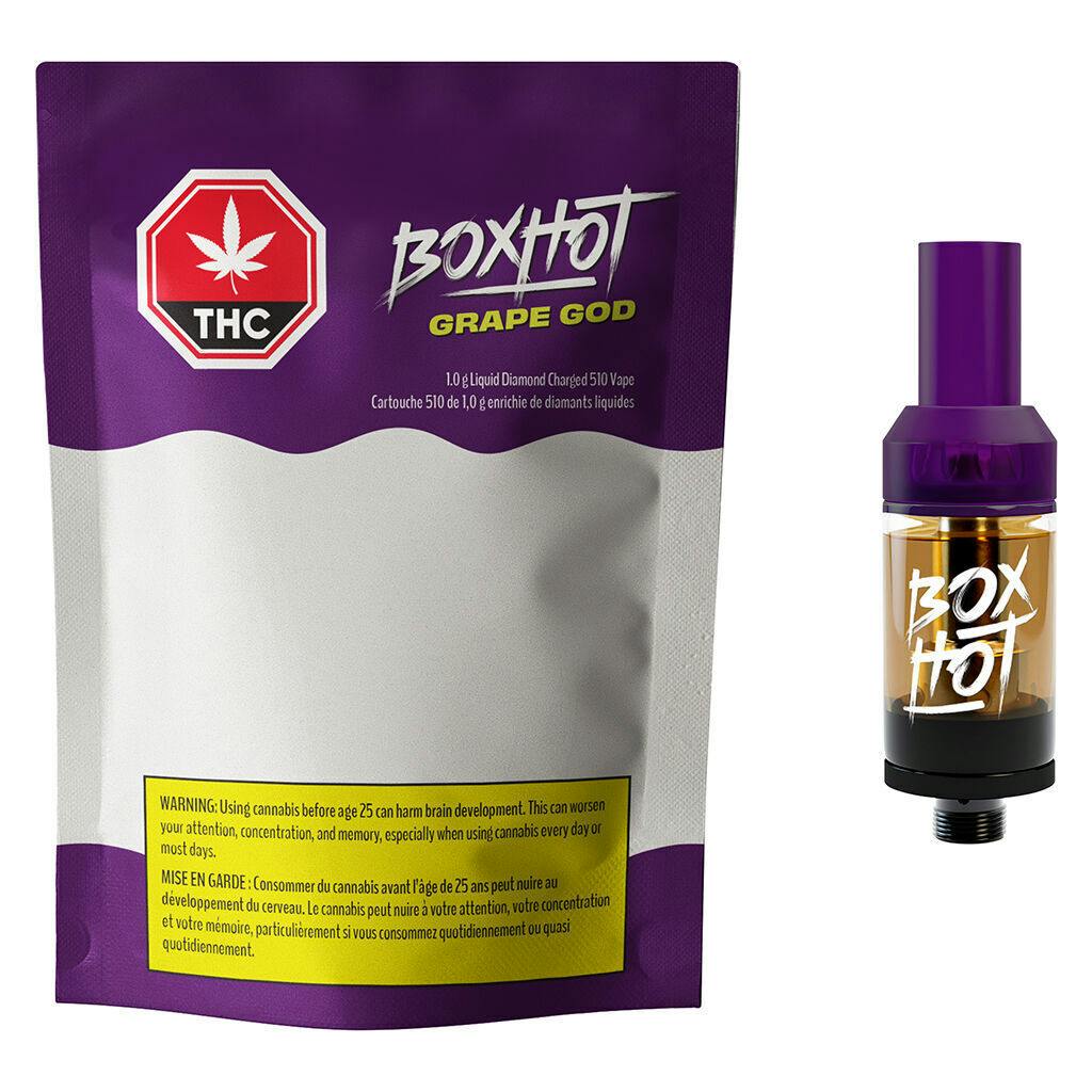 Grape God Liquid Diamond Charged 510 Thread Cartridge - 1g