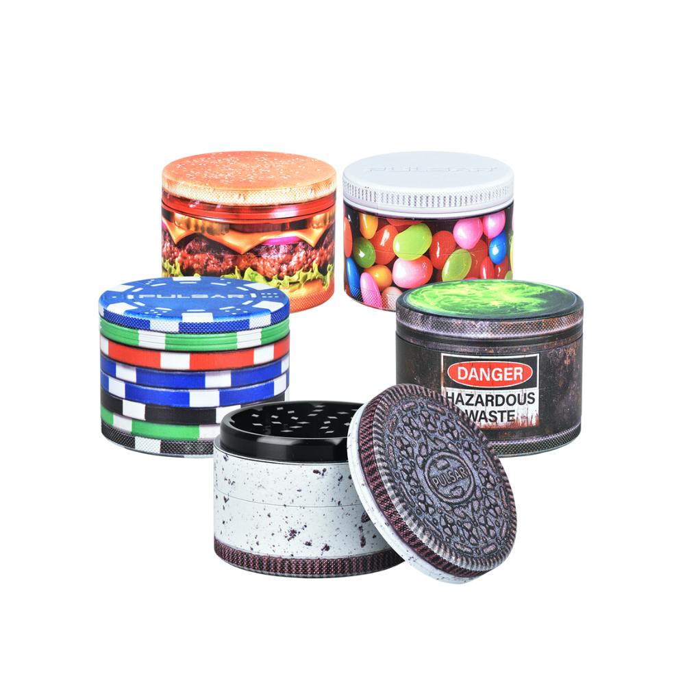 Grinder - Design Series - 4pc - 2.5" - Assorted