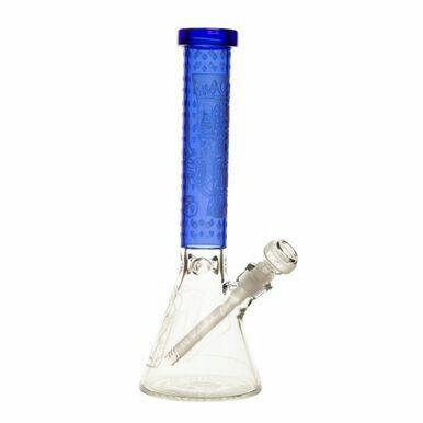 15" Titan Glass Bong - Design 1