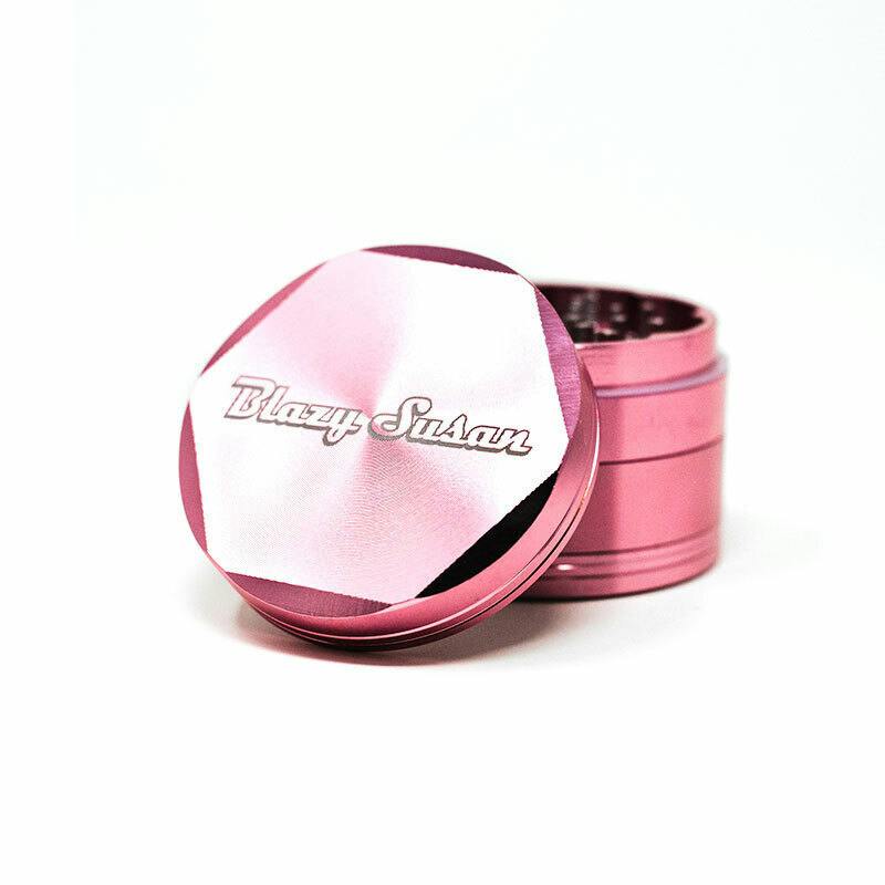 Blazy Susan 50mm 4-Piece Grinder - Pink