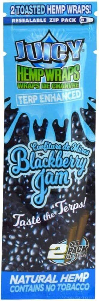 Juicy - Terp Enhanced Hemp Wraps - Blackberry Jam
