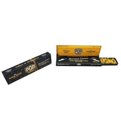 Pop Paper - King Size Paper and Flavoured Tips - Banana Cream