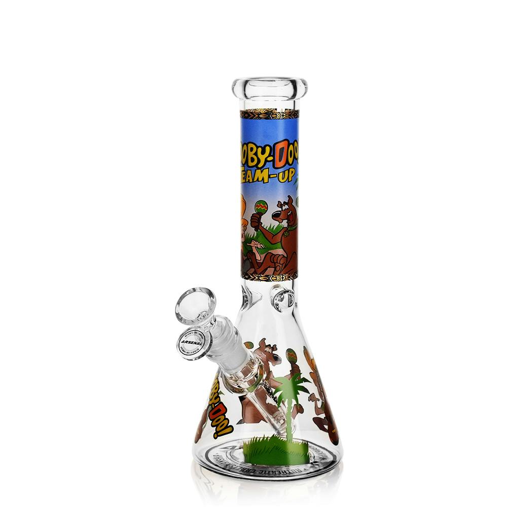 10" 5mm Arsenal Ghost Chasers Glass Bong (Design C)