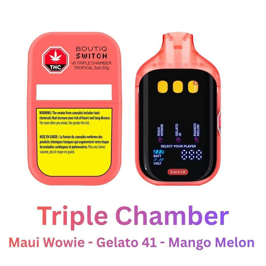 Boutiq - Switch V5 - Triple Chamber - Tropical Disposable - 1g