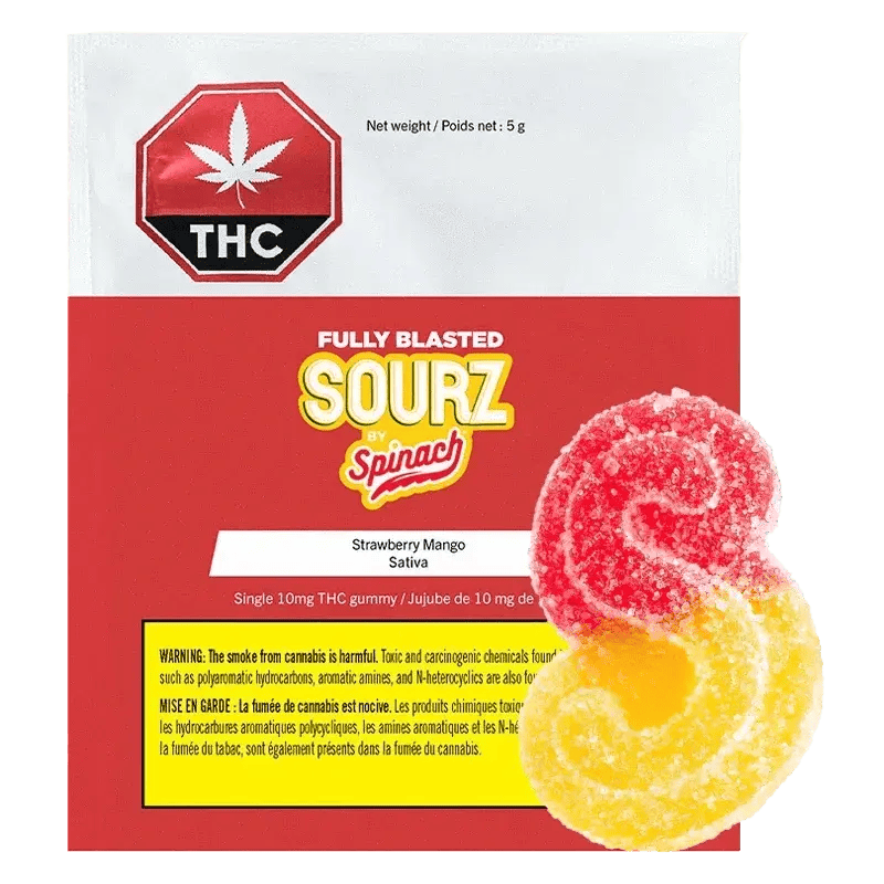Fully Blasted Strawberry Mango Gummy 1 Pack Soft Chews