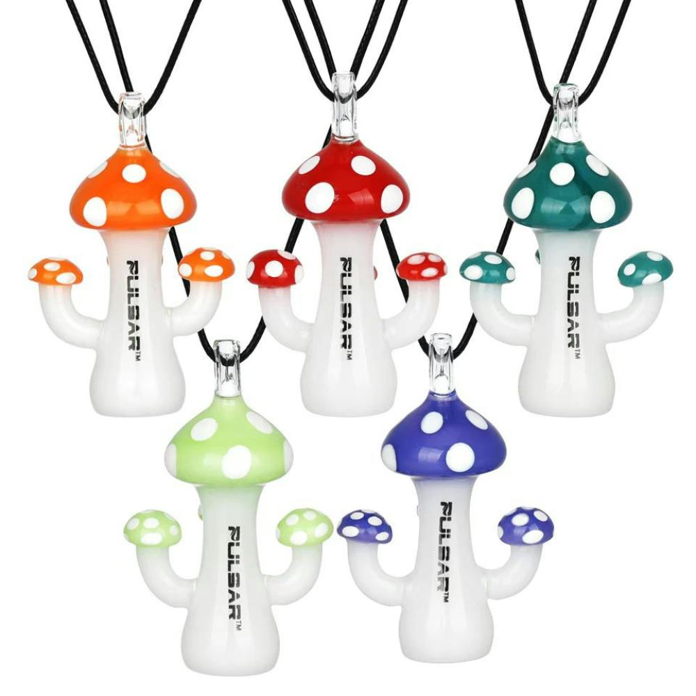Mushroom One Hitter Necklace - 3"