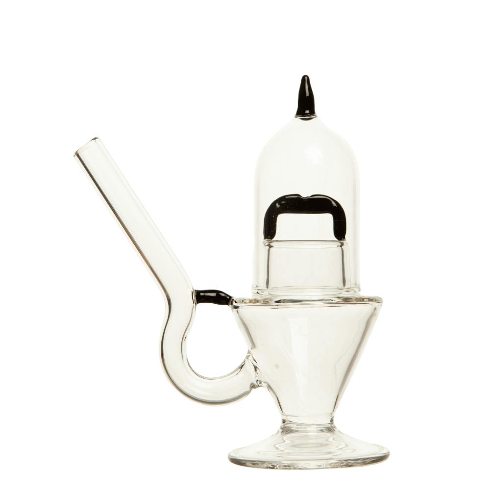 Hash Glass Bong - 7.5" - Black