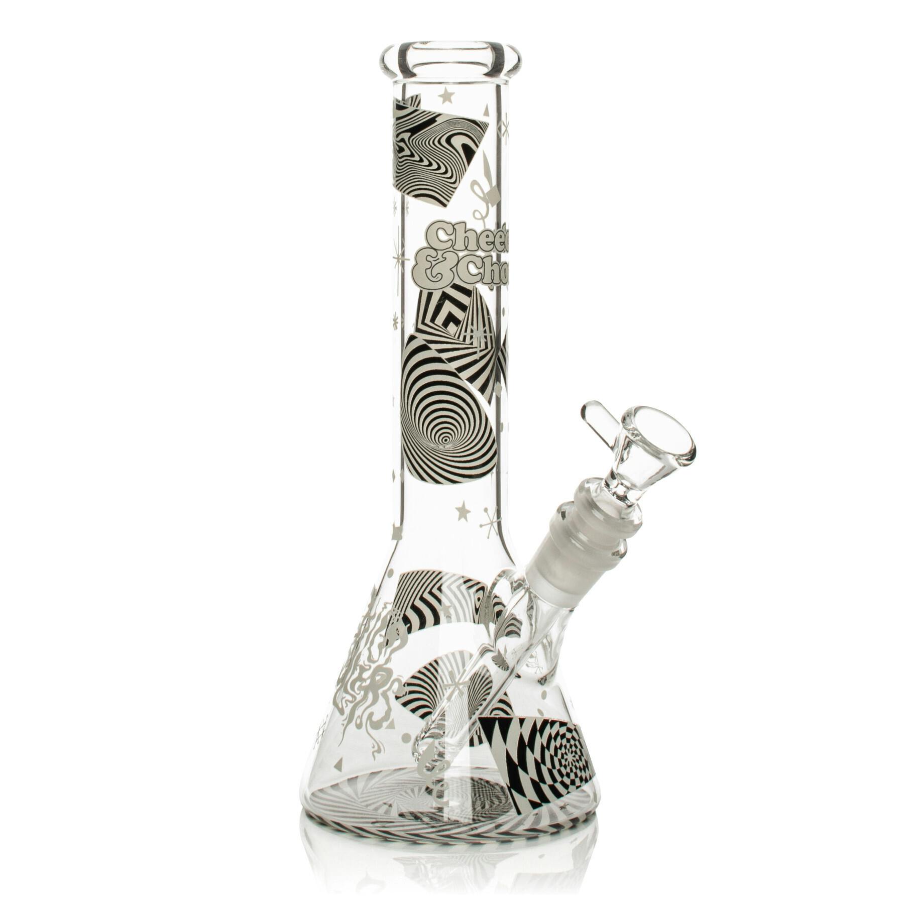Optical Illusion Glow in the Dark Water Pipe - 10"