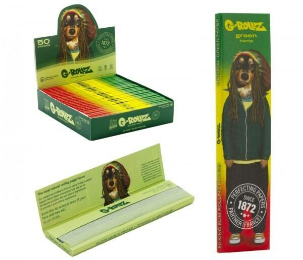 Rolling Papers - King Size Slim - Pets Rock 'Reggae' - Organic