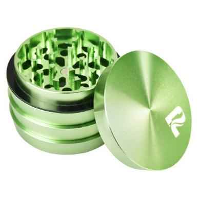 Aluminum Tiered Grinder - 4pc - 2" - Green