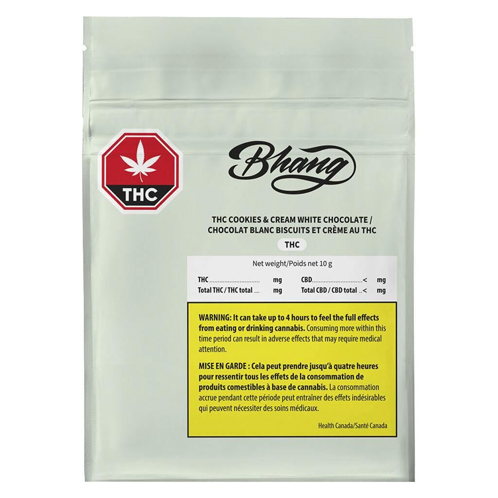 THC Cookies and Cream White Chocolate - 1 Pack