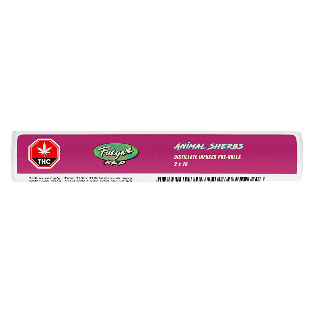 Animal Sherbs Liquid Diamond Infused Pre-Rolls - 2x1g