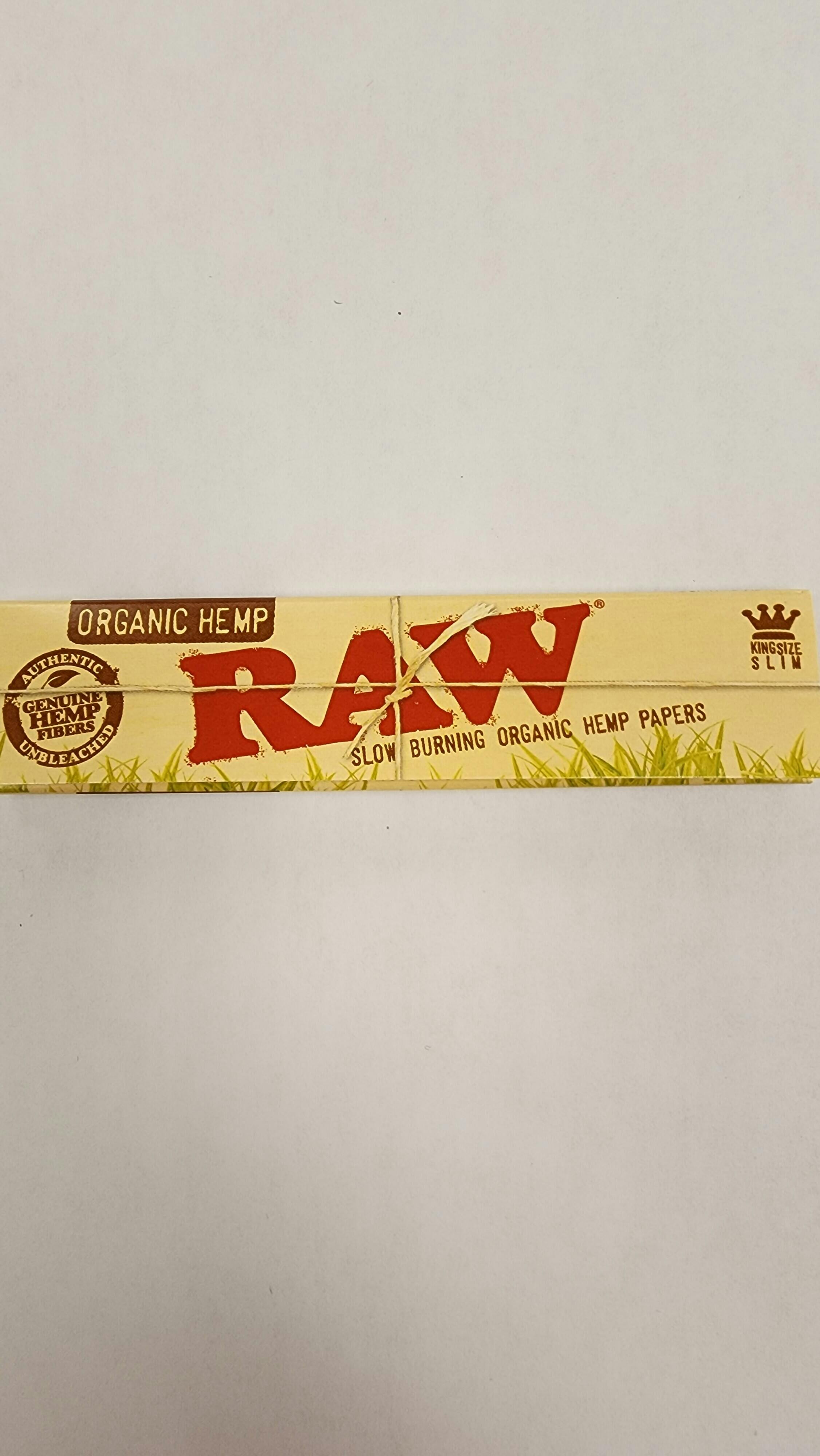 RAW ORGANIC HEMP KING SIZE SLIM at Diamond Leaf
