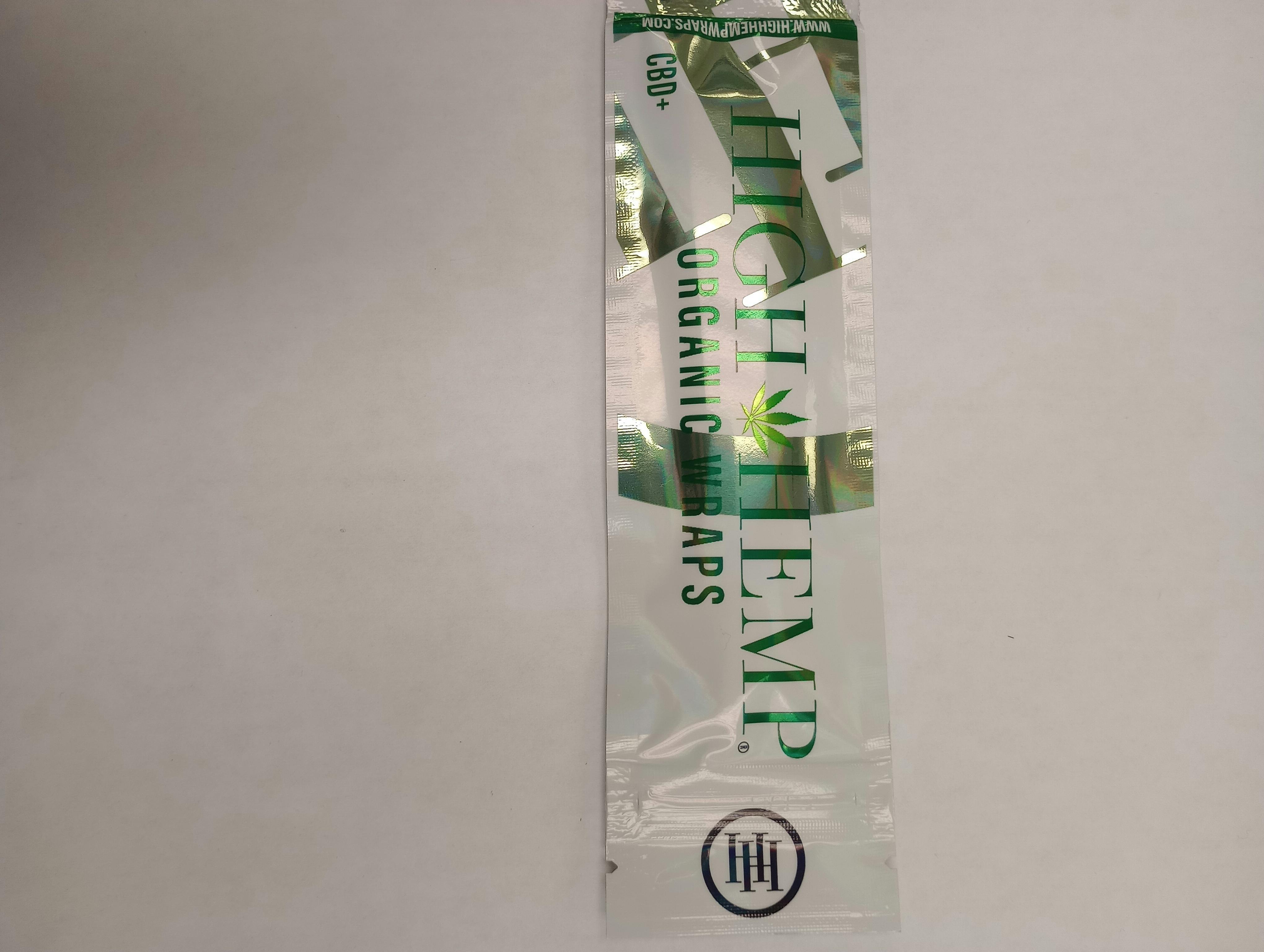 Organic High Hemp Wraps 2 Wraps Per Pouch at Diamond Leaf