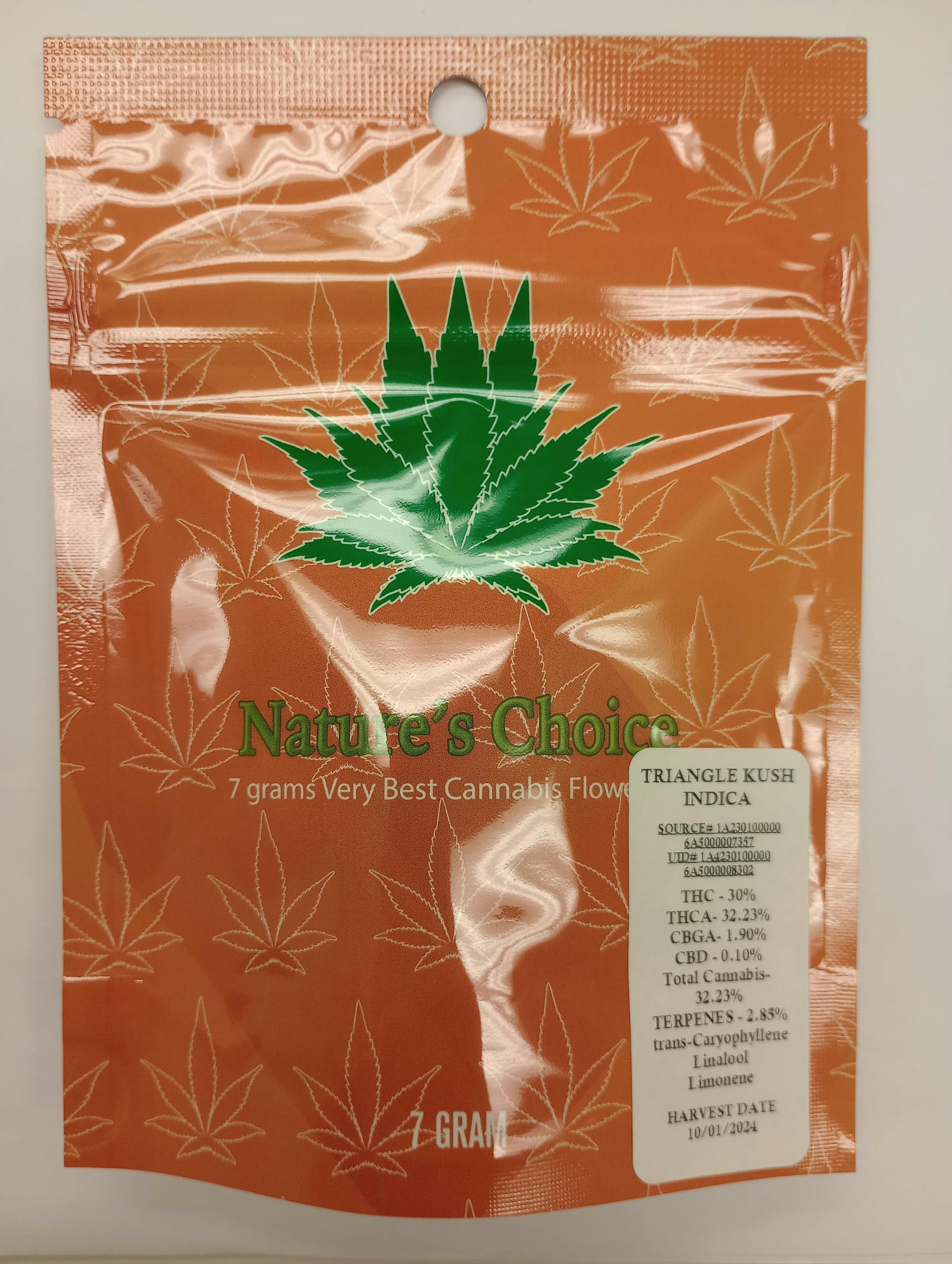 Triangle Kush | 7 Gram Flower Nature's Choice