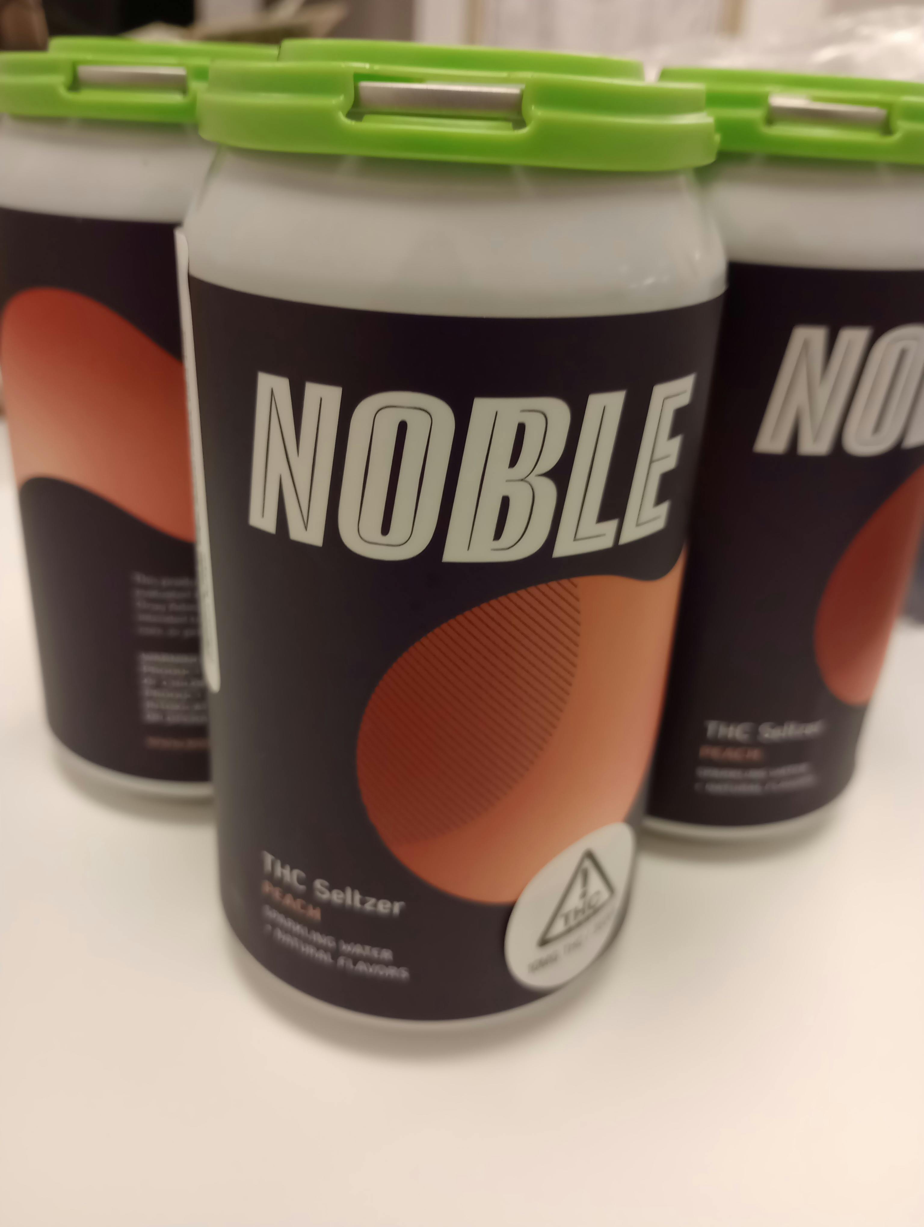 Peach Seltzer | 10mg THC at Blessed Goat