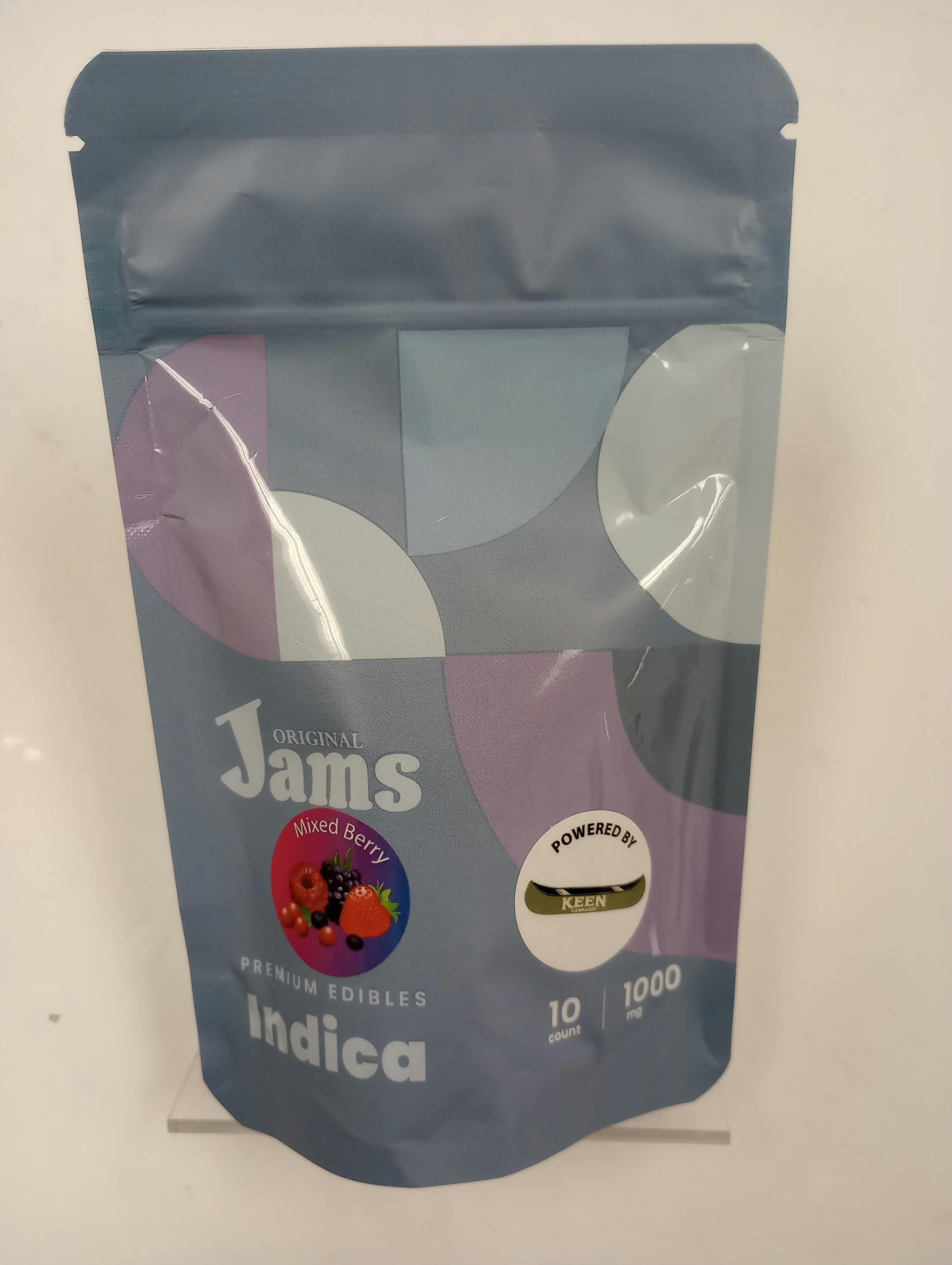 Noble Labs - Jams 100mg/ 10pk Indica Gummies | Mixed Berry by Noble Labs