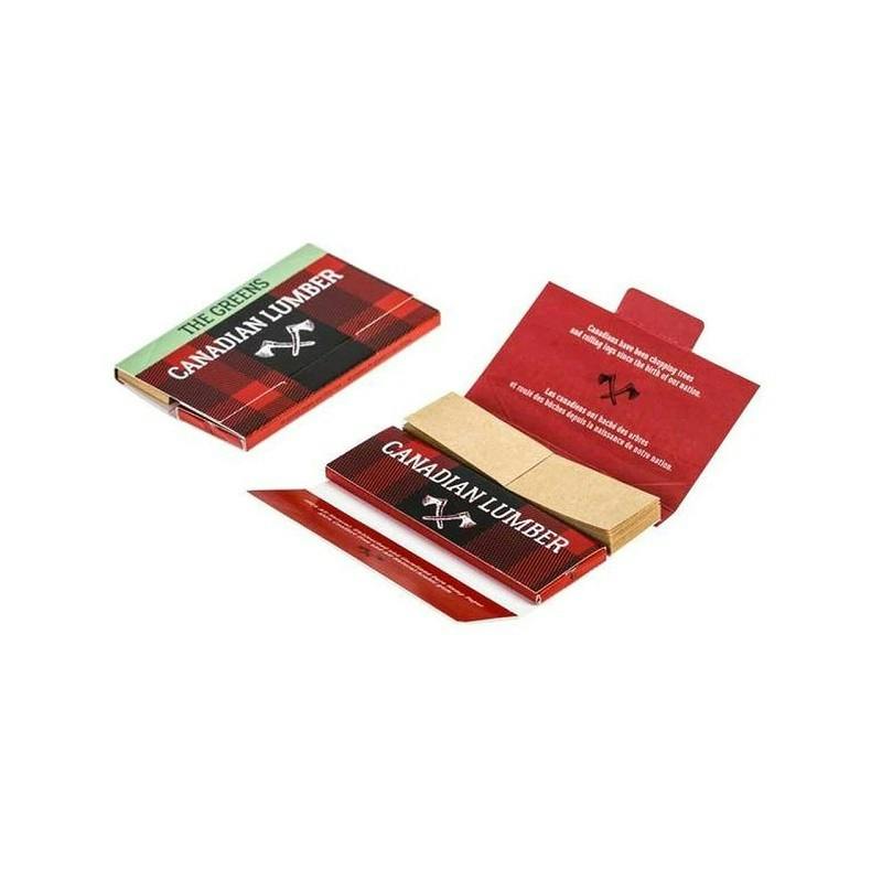 CANADIAN LUMBER - The Greens Rolling Papers w/ Tips - 1.25"
