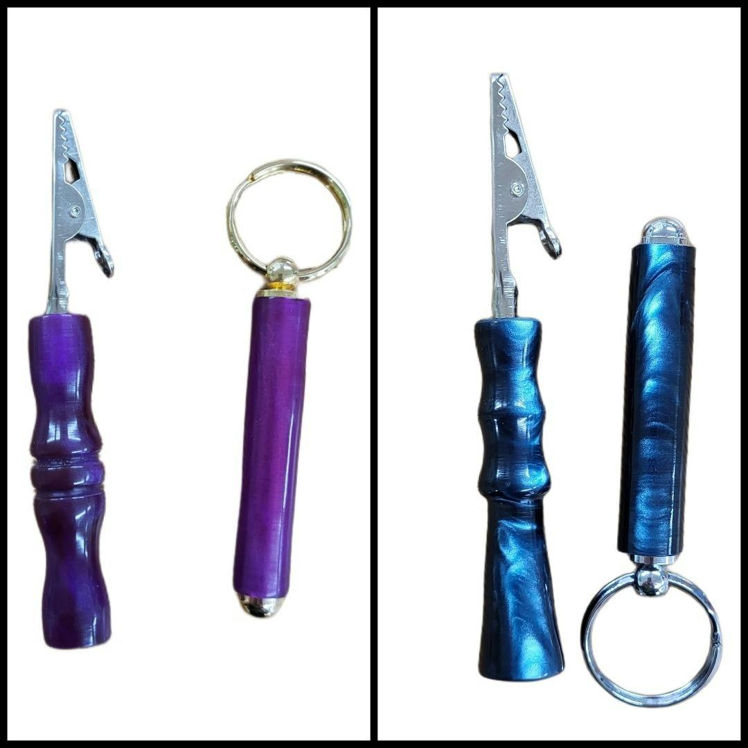 HAND MADE 420 Roach Clip & Key Chain Combo
