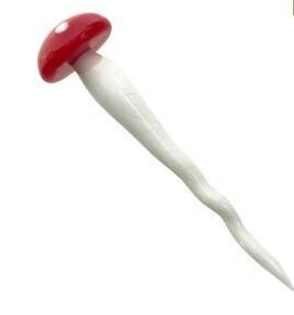 Mushroom Glass Dabber 4.5"