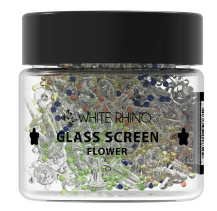 WHITE RHINO - Flower Style Glass Screens