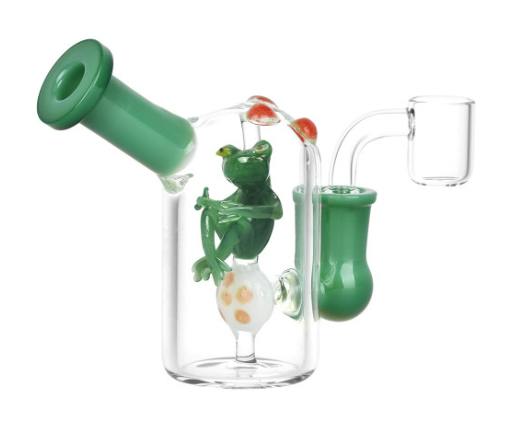 Fun Guy Frog Mini Dab Rig - 4.25" - 14mm