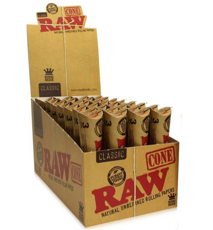 RAW Natural Unrefined Pre-Rolled Cone King