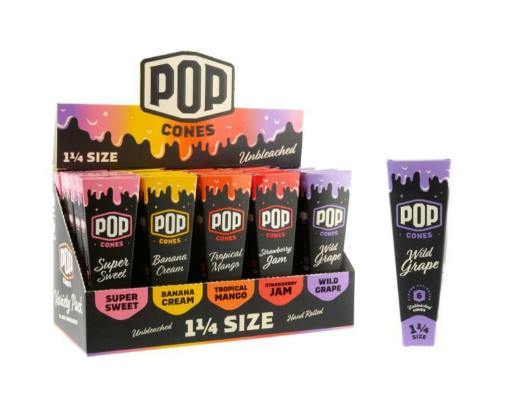 POP CONES Unbleached Assorted 6pk