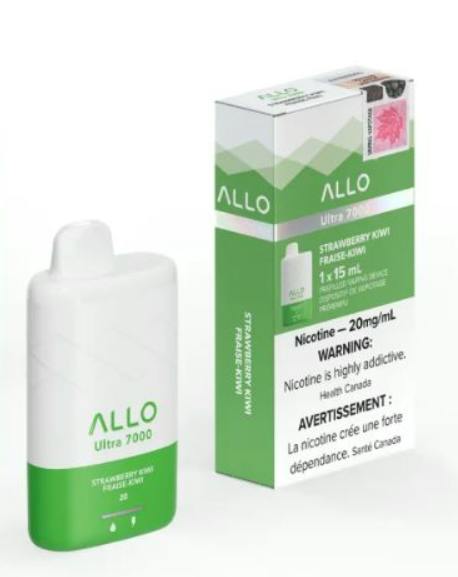 Allo Ultra 7000 Disposable Vape 7000 Puff Strawberry Kiwi