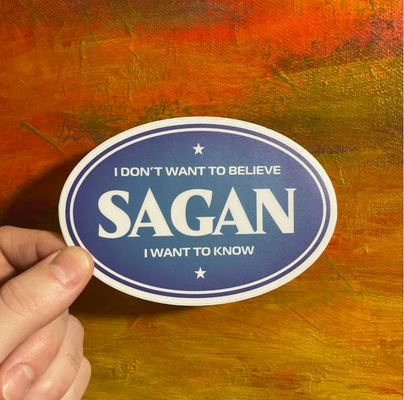 The Local Sticker Shop - The World According to Sagan