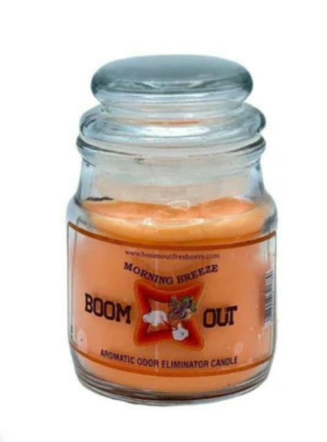 Boom Out Odor Eliminator Candle 4oz MORNING BREEZE