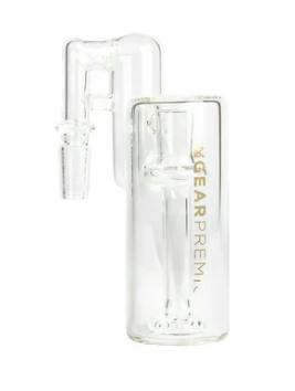 GEAR Premium Clear 14mm 90 Degree Recycler Ash Catcher W/Showerhead Perc